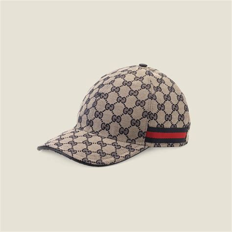 casquette gucci jumbo bleu|casquette en toile gucci.